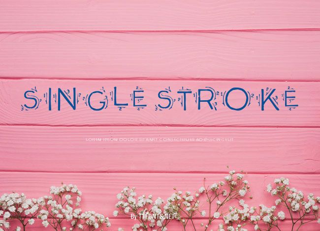Single Stroke example